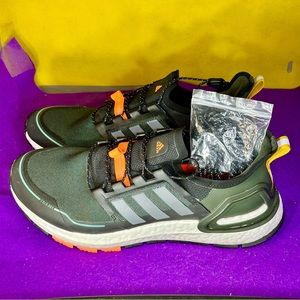 New adidas Ultra Boost Cold.RDY Men’s Size 8 Black Signal Orange EG9798 Sneakers